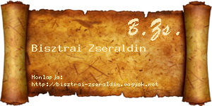 Bisztrai Zseraldin névjegykártya